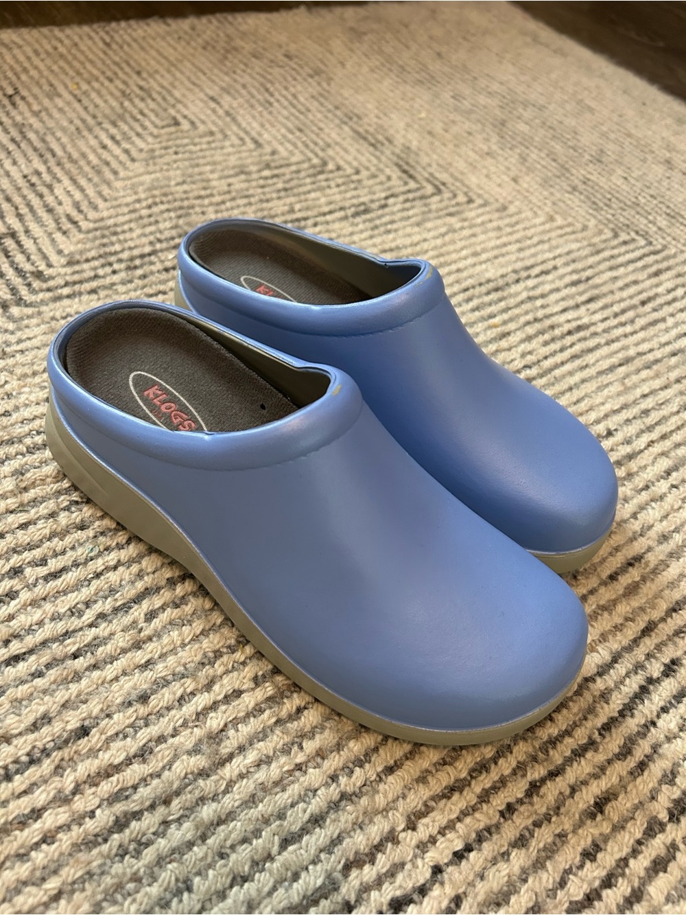 Klogs Women's Light Blue Slip-On Clog comfort nursing Size 7